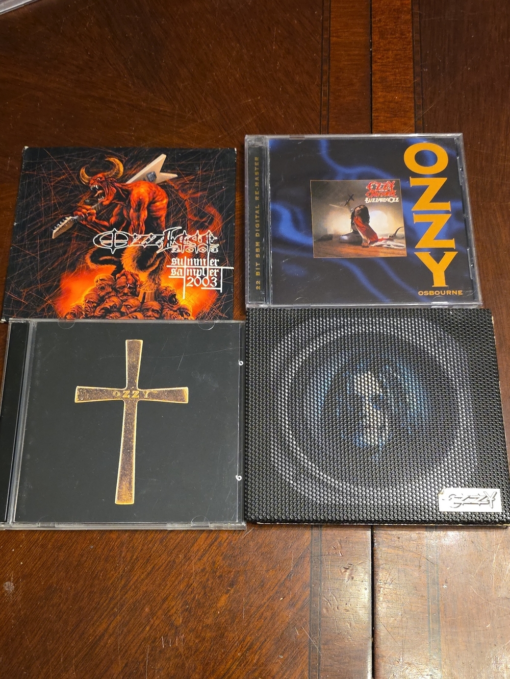 Ozzy Osbourne CD Lot - Black, Gold, Orange